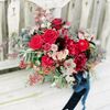 A Luxe-Meets-Rustic Christmas-Themed Wedding at Terrain at Styers in Glen Mills, Pennsylvania