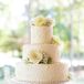 Romantic Ivory Buttercream Cake