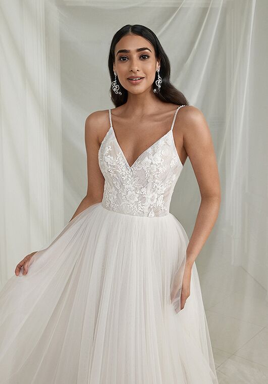 Justin Alexander Emmie A-Line Wedding Dress - 2