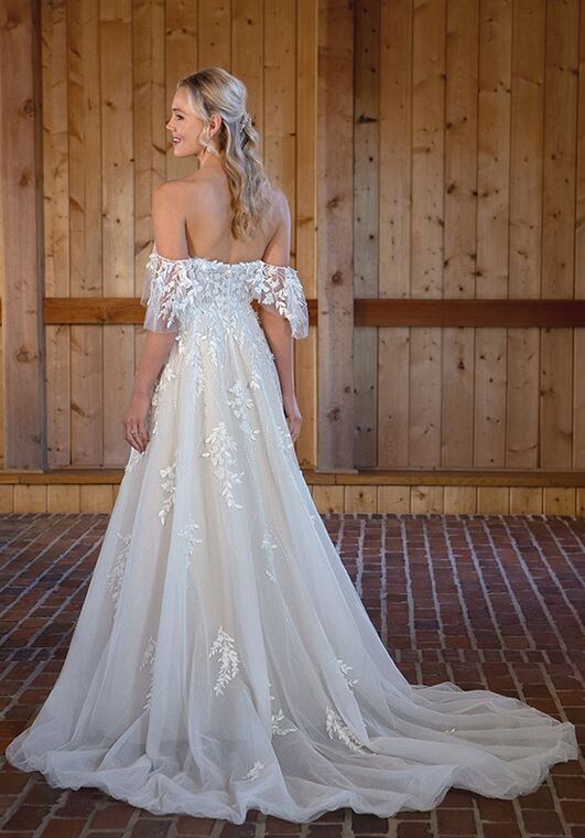 Essense of Australia D3529 A-Line Wedding Dress - 5