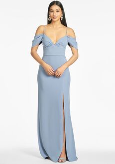 Sachin & Babi Brittany Gown - Slate Blue Sweetheart Bridesmaid Dress