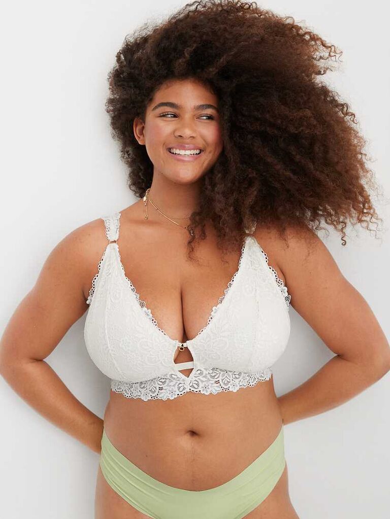 affordable bralette with adjustable straps and lace details