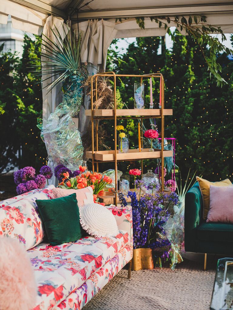 Lounge area for your cocktail reception