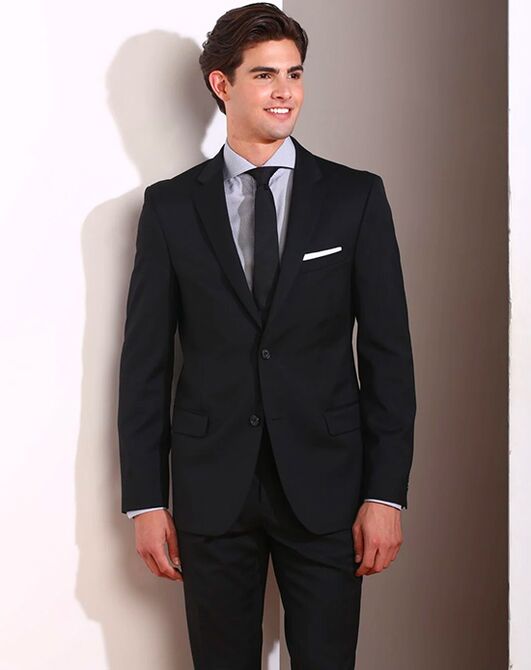 BLACKTIE ATHENS Black Wedding Suit Black Tuxedo - 3
