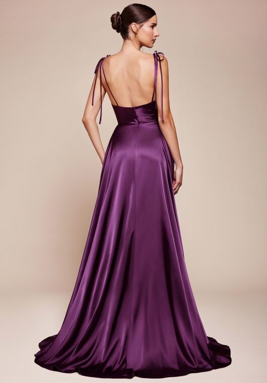 Ladivine BD104 Scoop Bridesmaid Dress - 3