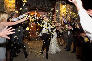 Yellow Flower Petal Recessional from One World Theatre