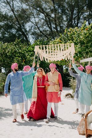 Hindu Wedding at the Sandbar Restaurant in Anna Maria, Florida