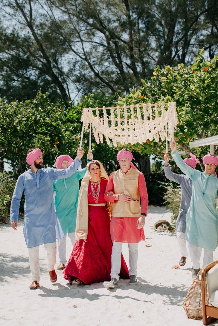Hindu Wedding at the Sandbar Restaurant in Anna Maria, Florida