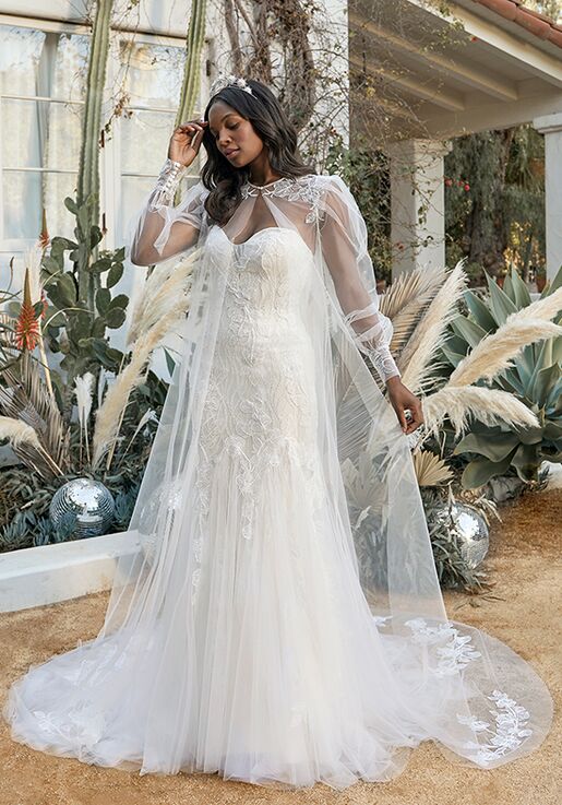 Beloved by Casablanca Bridal BL343 Opal Mermaid Wedding Dress - 4