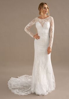 AW Bridal AW Antonia Wedding Dress Sheath Wedding Dress