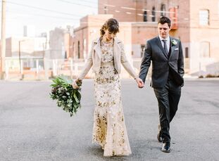 As a wedding photographer, Grace has a few connections. She and her partner, Rory, chose the Down Town Club because she has photographed there often. 