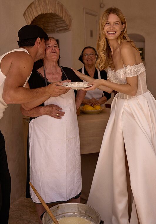 Dance of Puglia by LOVE by Ricca Sposa 25-022(2) Marisa A-Line Wedding Dress - 7