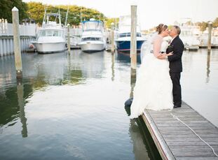 Tiffany Boada (29 and a registered nurse) and Aaron Boada's (34 and a developer) wedding was inspired by Tiffany's favorite flowers, green cymbidium o