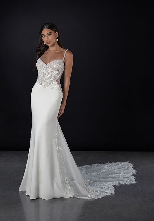 Martina Liana 1843 Column Wedding Dress - 5