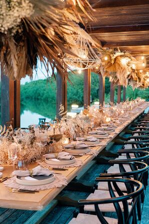 Tropical Wedding Reception at Nizuc Resort and Spa in Mexico