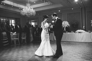 Embroidered Romona Keveza Mermaid Gown