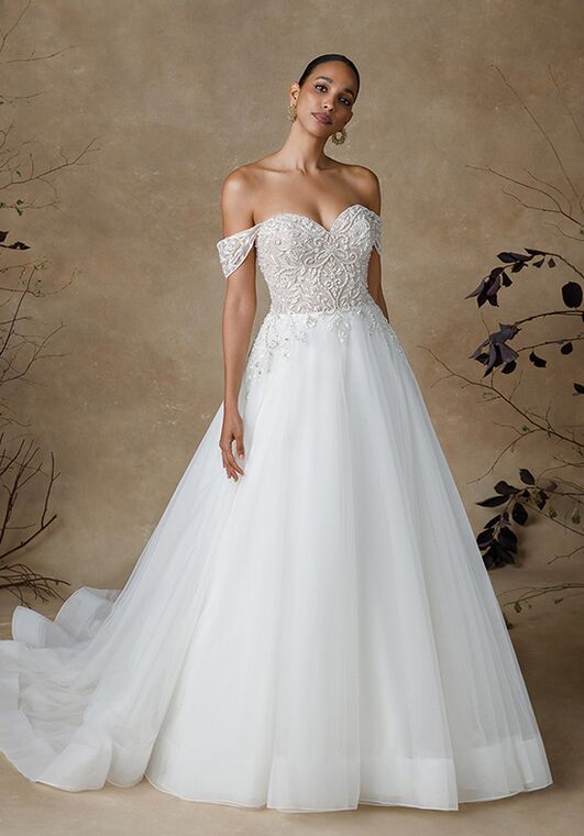 Justin Alexander Gladys A-Line Wedding Dress - 2