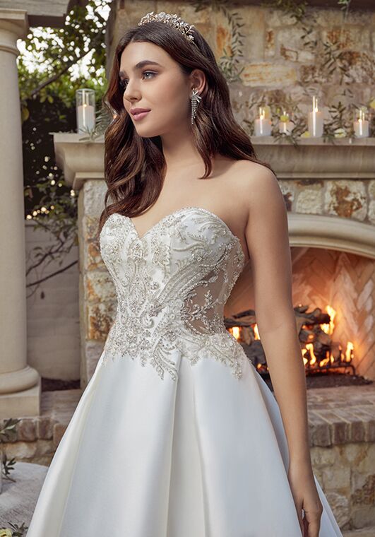 Casablanca Bridal Style 2442 Sabrina Ball Gown Wedding Dress - 3