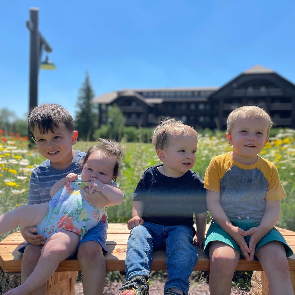 Eamon, Ciaran, Tristan and Amal Aarab