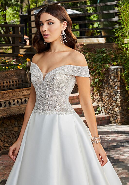 Casablanca Bridal 2401-3 Kensington Ball Gown Wedding Dress - 4