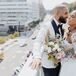 Bride and Groom in White