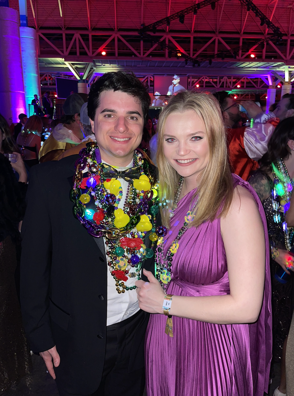 First Mardi Gras at the Endymion Extravaganza. 