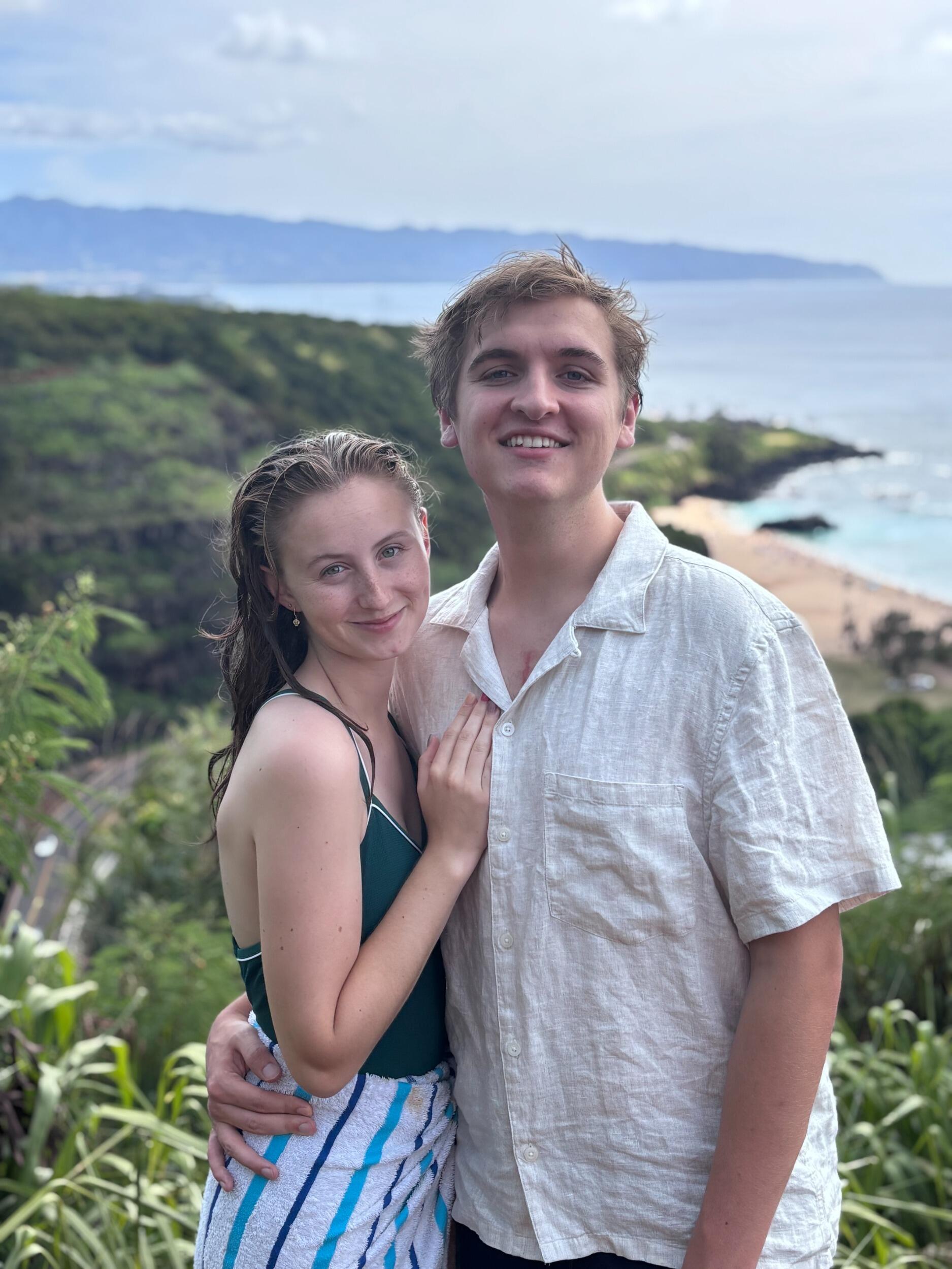 They planned to bring Gavin to Hawaii after the study abroad so that they could see each other again and show Gavin where Ruby grew up. Ruby wasn't expecting a ring until he was fully recovered from surgery.