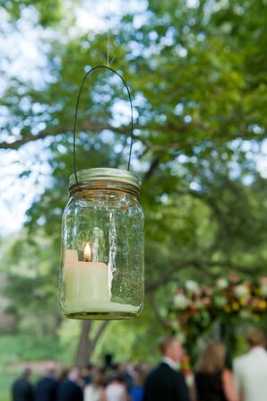 Suspended Mason Jar Lanterns