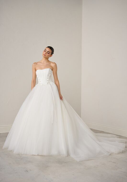 Justin Alexander Signature Lynx Ball Gown Wedding Dress - 5