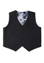 Little Tuxedos "Mason" Kids Dark Charcoal Suit (5-Piece Set) Flower Girl Dress and Ring Bearer Outfit - thumbnail - 5