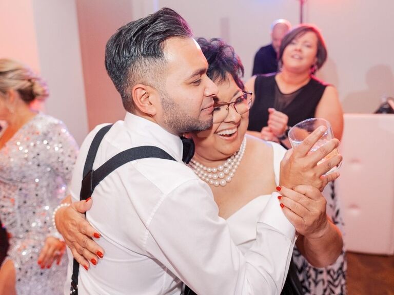 upbeat mother-son wedding dance