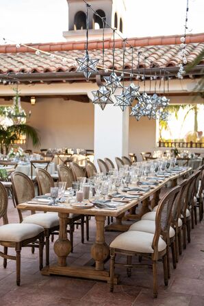 Reception Decor at The Ritz-Carlton Bacara in Santa Barbara, California