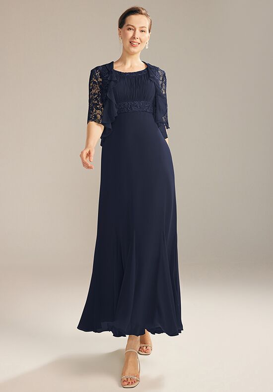 AW Bridal AW Rosalia Dress Blue Mother Of The Bride Dress - 1