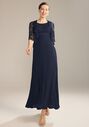 AW Bridal AW Rosalia Dress Blue Mother Of The Bride Dress - thumbnail - 1