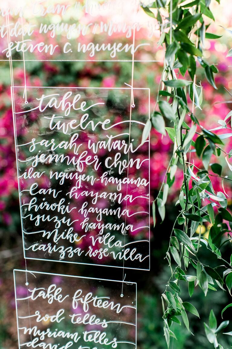 60 Wedding Seating Chart Ideas That Ll Inspire You