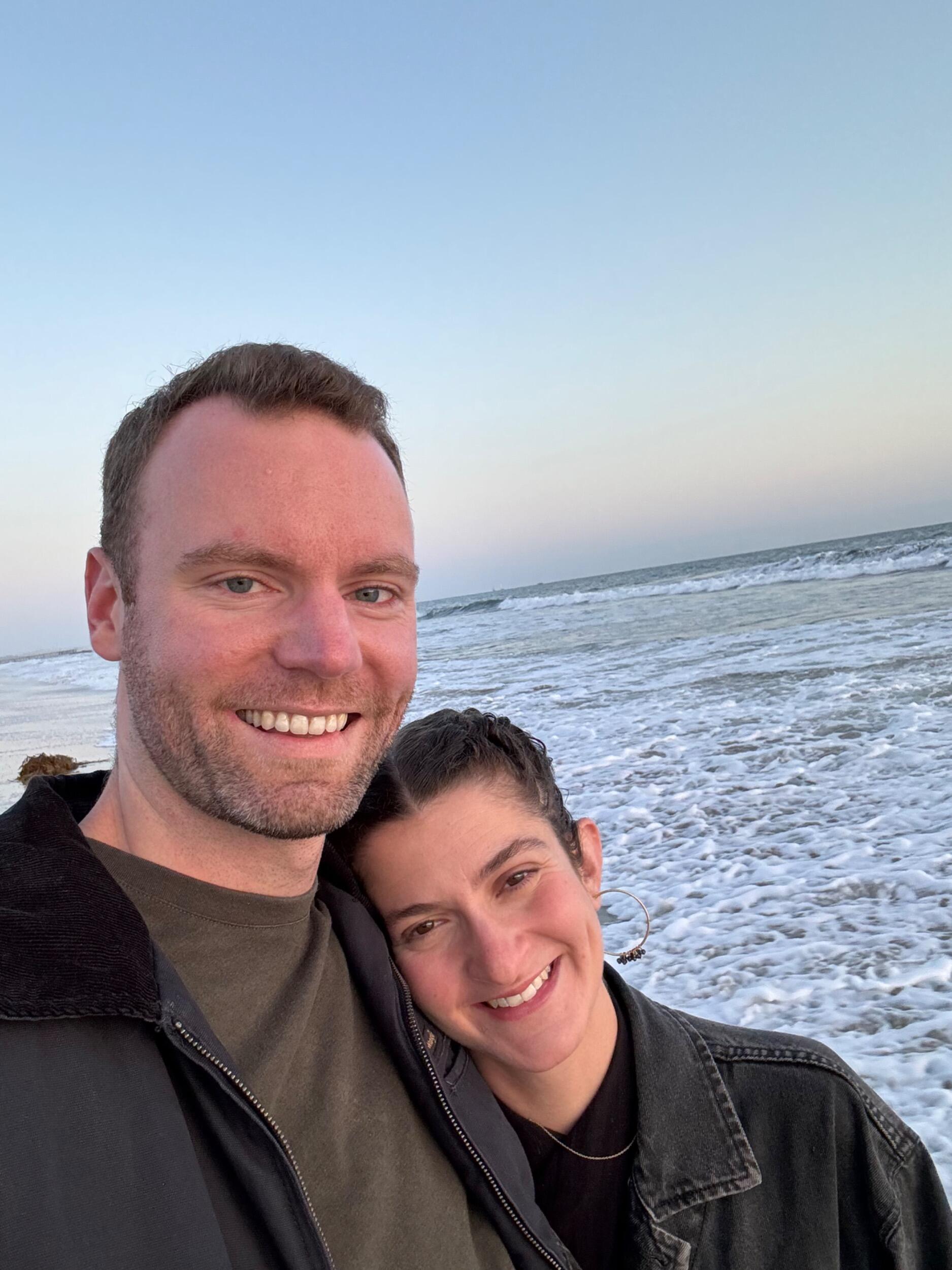 At the beach!