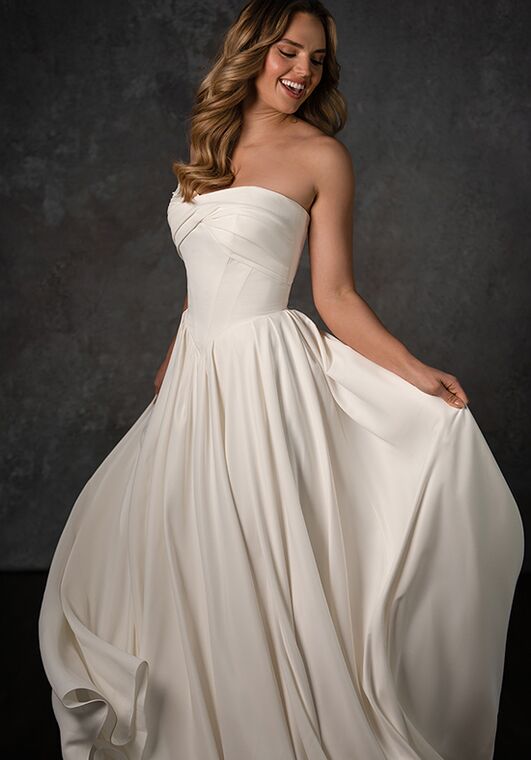 Essense of Australia D4269 A-Line Wedding Dress - 4