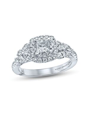 Kay Jewelers Glamorous Princess Cut Engagement Ring