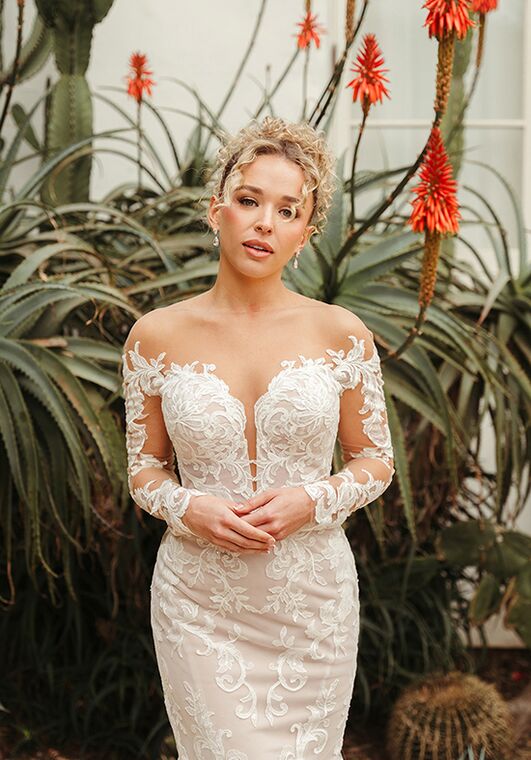 Stella York SY8162 Column Wedding Dress - 5