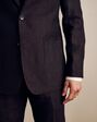 Tie Bar The Lakeshore Linen Chocolate Brown Jacket Brown Tuxedo - thumbnail - 5