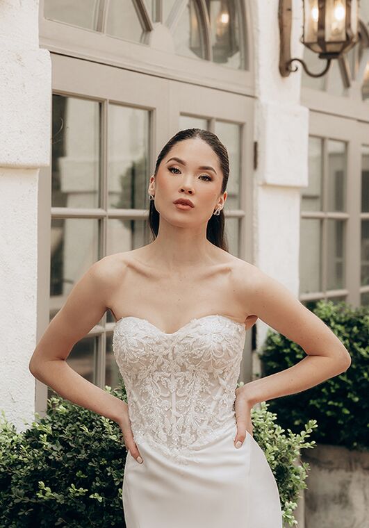 Stella York SY8163 Fit-and-Flare Wedding Dress - 3