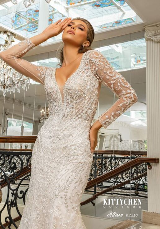 KITTYCHEN Couture ALLISON, K2318 Fit-and-Flare Wedding Dress - 3