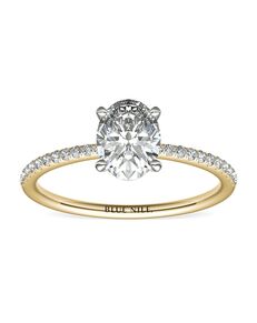 Blue Nile Oval Cut Engagement Ring
