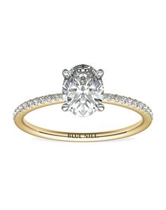 Blue Nile Oval Cut Engagement Ring
