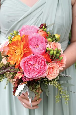 Vibrant Bridesmaid Bouquet