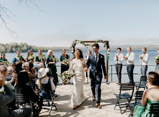 Lydia Vanderhill and Ben Kelley's wedding venue, Watervale Inn in Michigan, was chosen for the special meaning it holds for the couple. "We choose to 