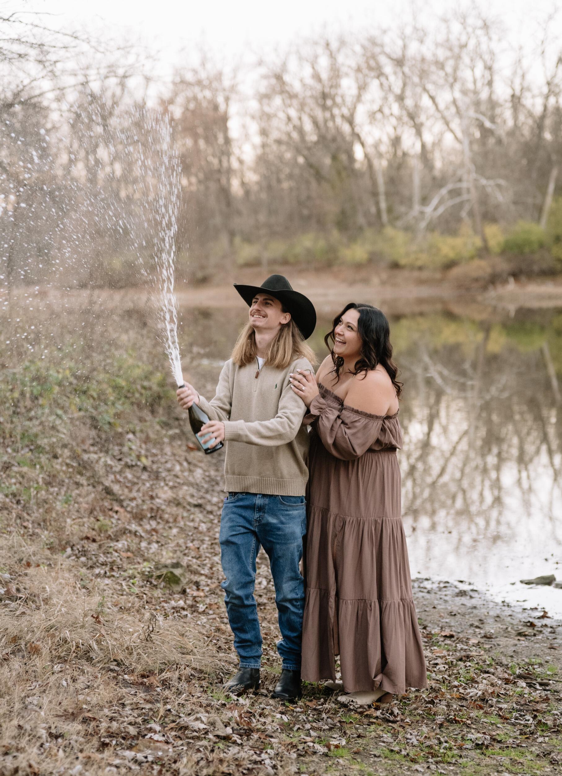 Lexi and Jax celebrated their engagement!
