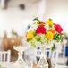 Vibrant Flower Arrangements and Glass Vases
