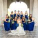 Floor-Length Cobalt Blue Bridesmaid Dresses