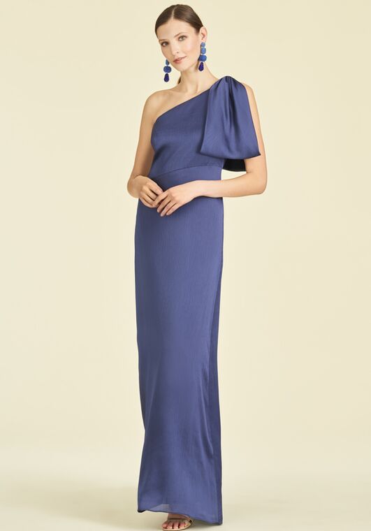 Sachin & Babi Chelsea Gown - Deep Cobalt One Shoulder Bridesmaid Dress - 4